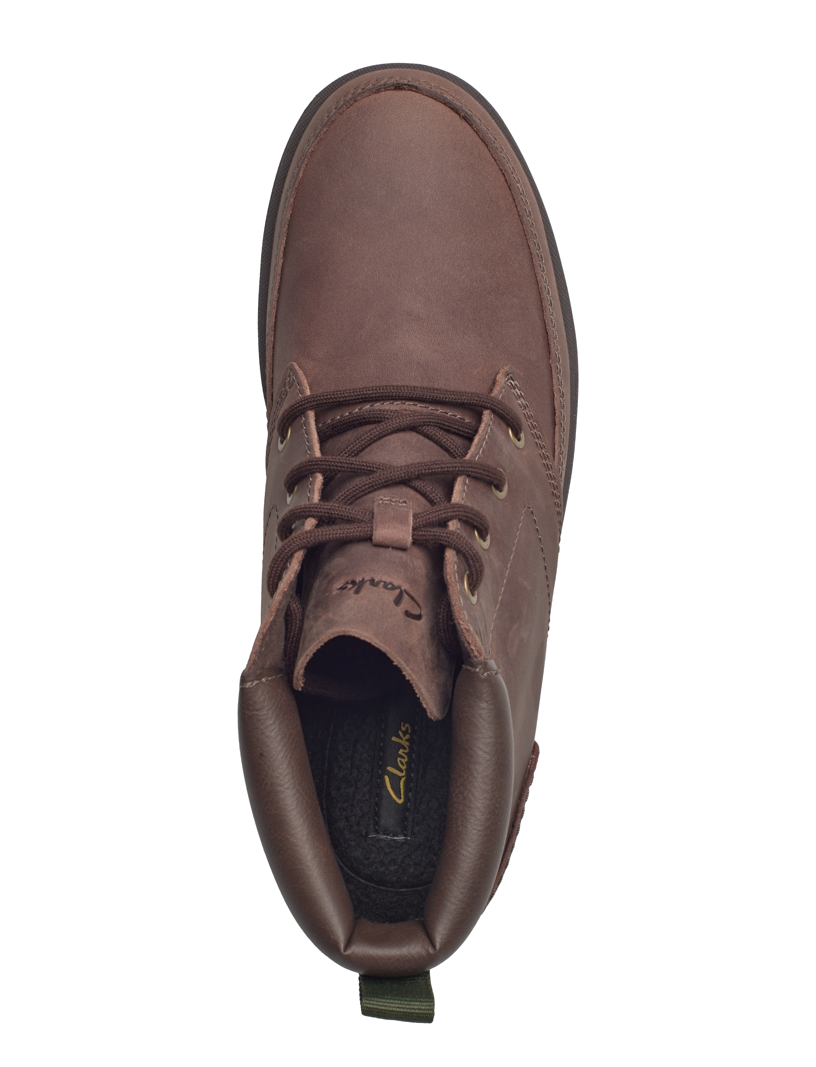 Clarks - Rossdale Mid G - brown wlined lea - 3
