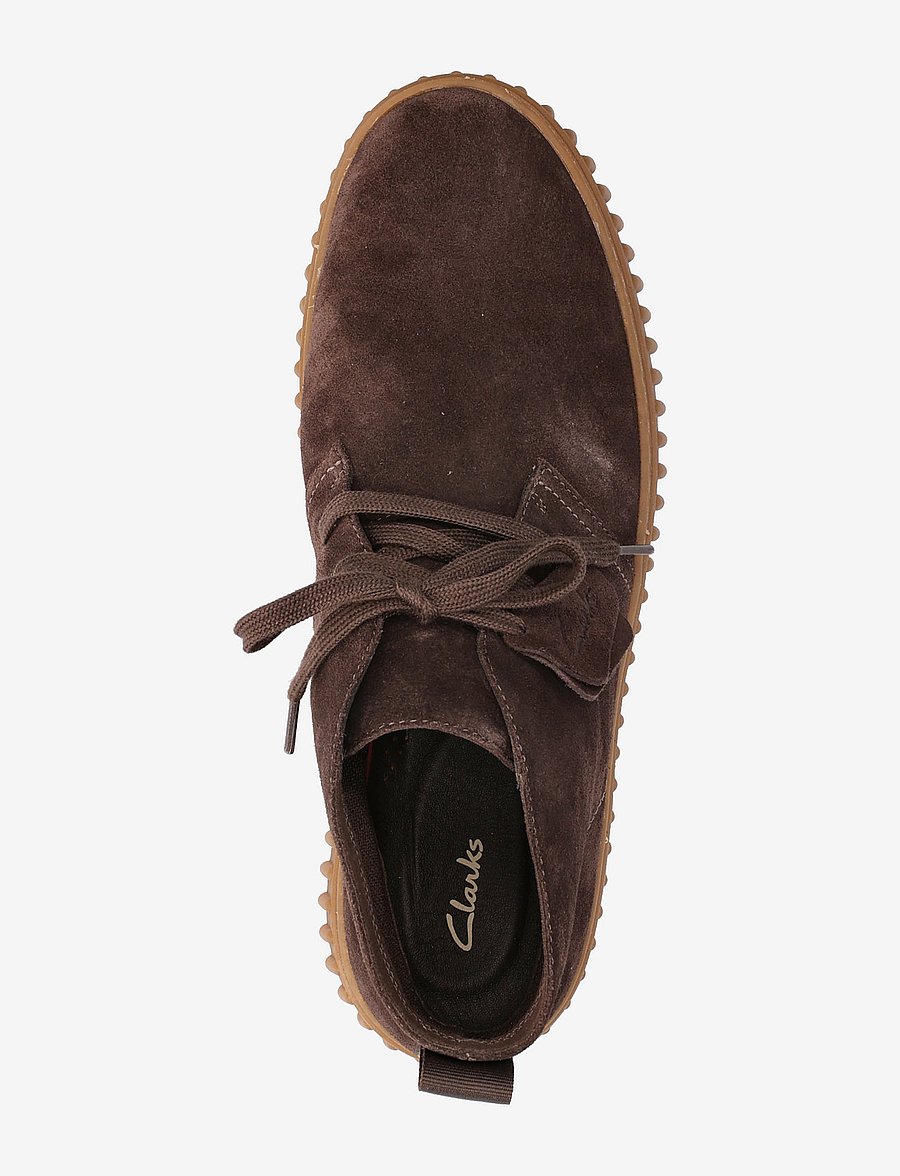 Clarks - Torhill DB - laced boots - dark brown suede - 3