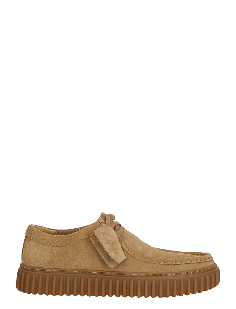 Clarks - Torhill Lo G - moc toe sko - dark sand suede - 1