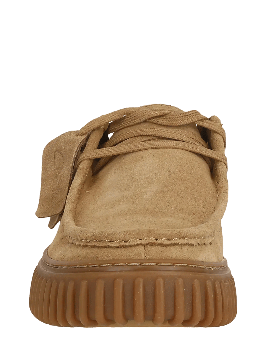 Clarks - Torhill Lo G - moc toe sko - dark sand suede - 2