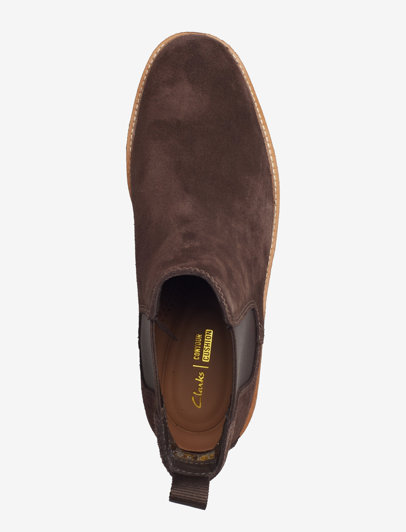 Clarks - Clarkdale Easy G - chelsea boots - dark brown suede - 3