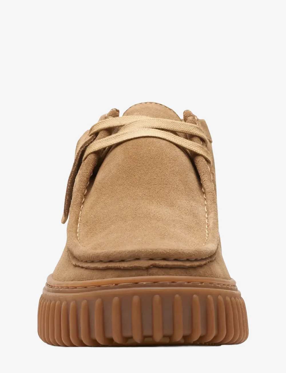 Clarks - Torhill Hi G - moc toe skor - dark sand suede - 2