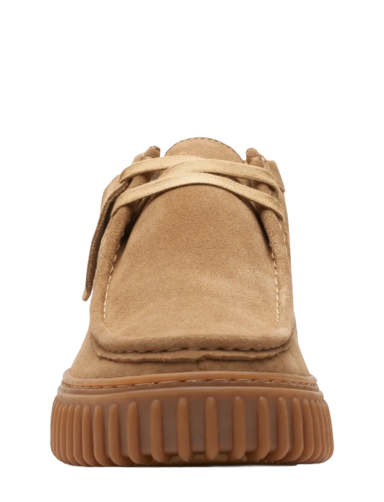 Clarks - Torhill Hi G - moc toe sko - dark sand suede - 2