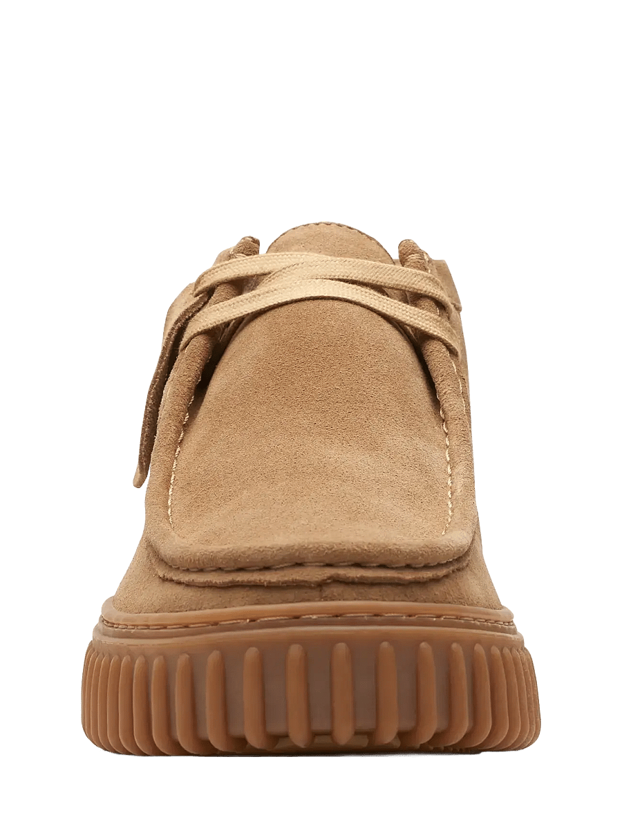 Clarks - Torhill Hi G - moc toe sko - dark sand suede - 2