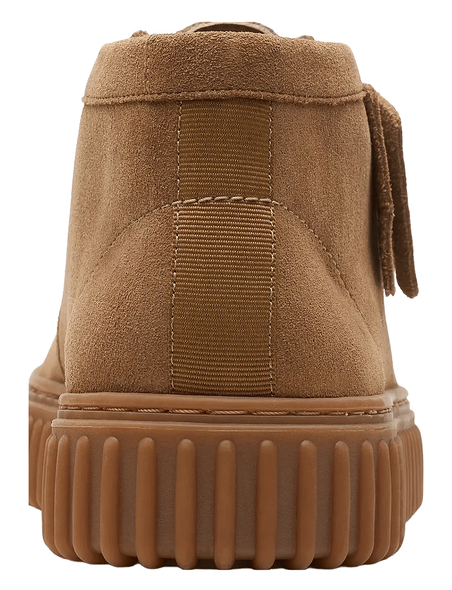 Clarks - Torhill Hi G - moc toe sko - dark sand suede - 3