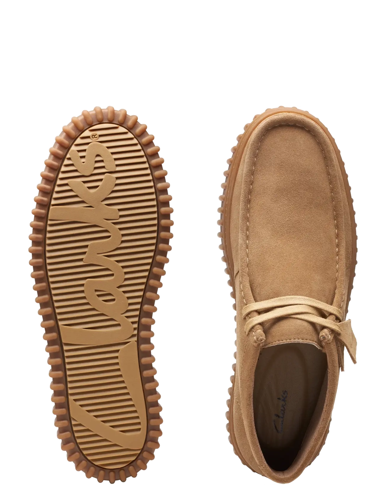 Clarks - Torhill Hi G - moc toe sko - dark sand suede - 4