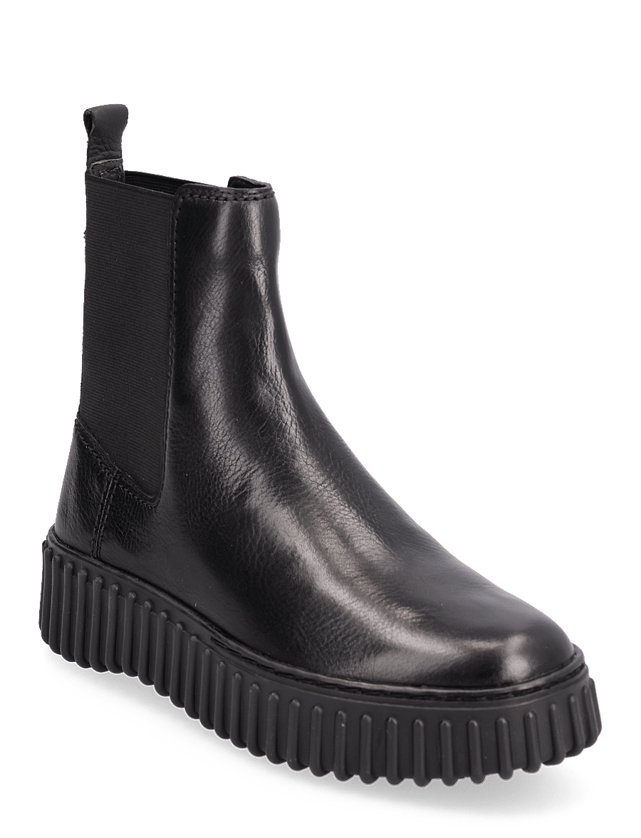 Clarks - Torhill Maple D - chelsea-saapad - black leather - 0