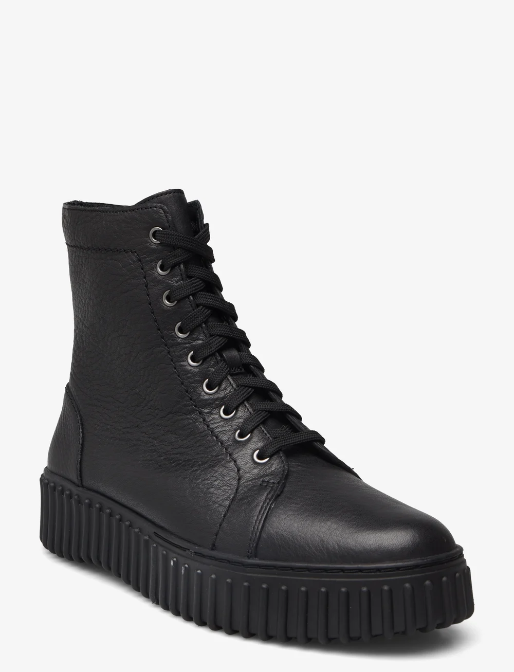Clarks - Torhill Rise D - geschnürte stiefel - black leather - 0