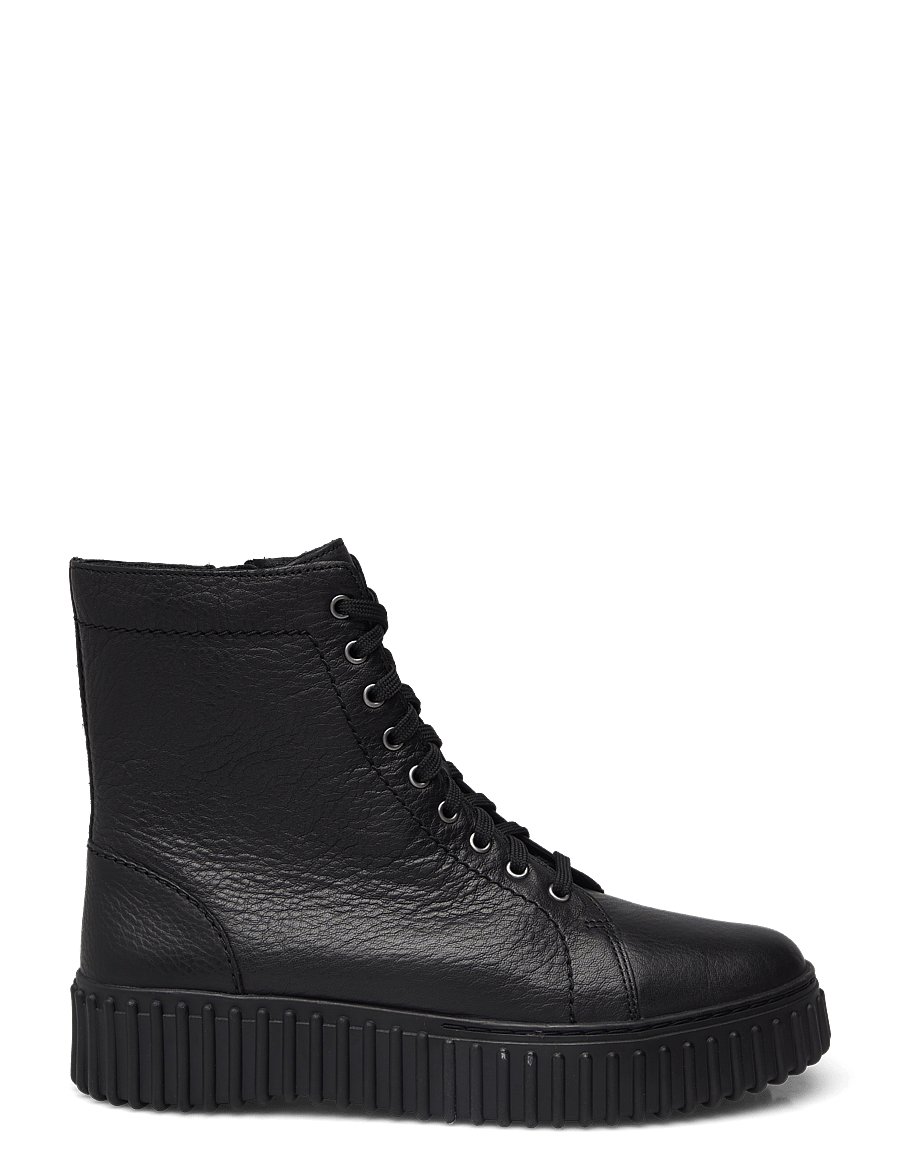 Clarks - Torhill Rise D - geschnürte stiefel - black leather - 1