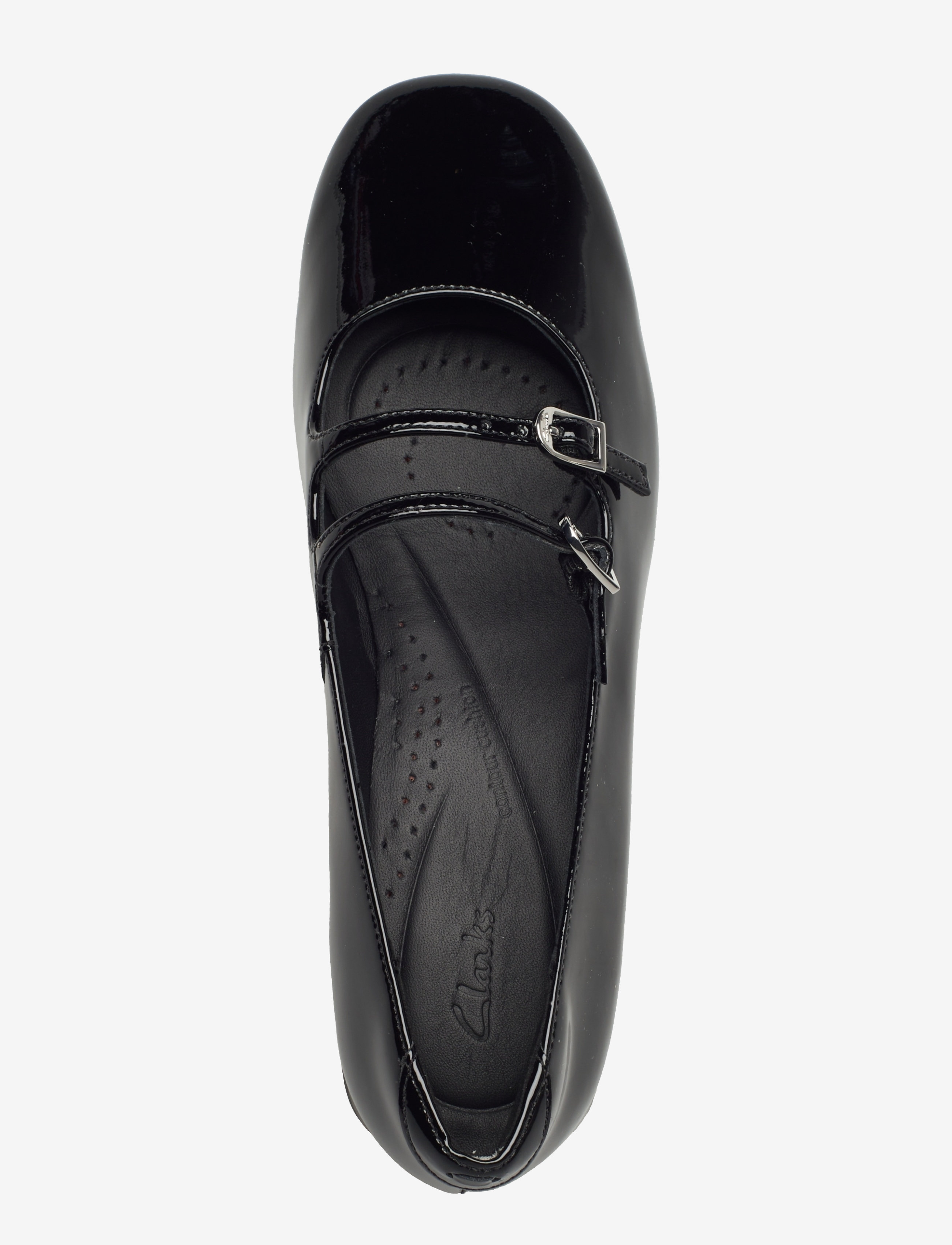 Clarks - Daiss30 Shine D - damen - black pat - 3
