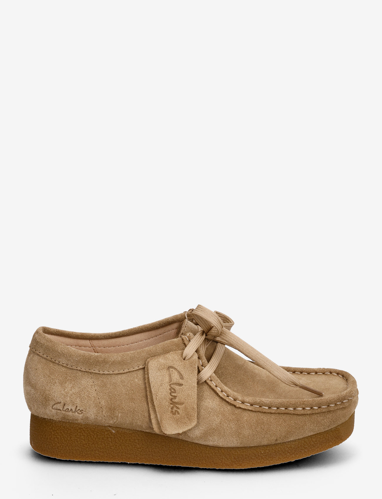 Clarks - WallabeeEVOSh D - women - dark sand suede - 1