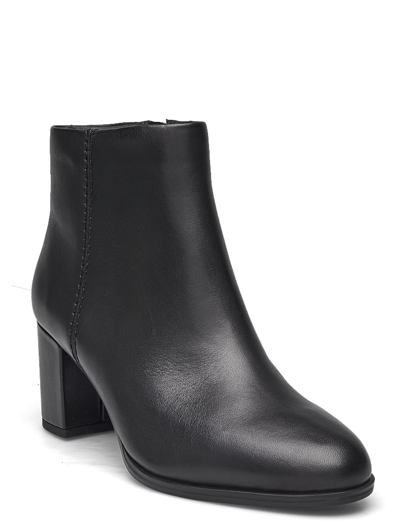 Clarks - Freva55 Zip - stövletter - black leather - 0
