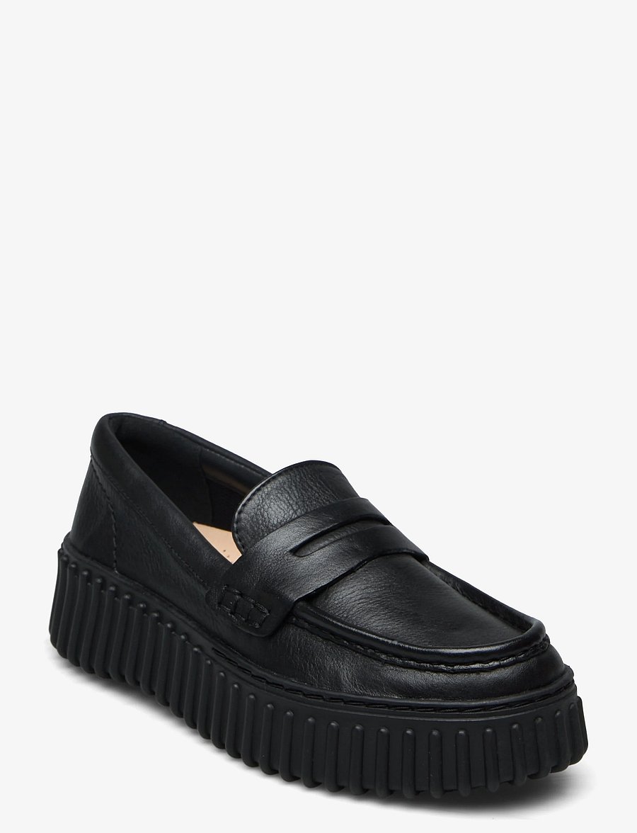 Clarks - Torhill Penny D - mode trends - black leather - 0