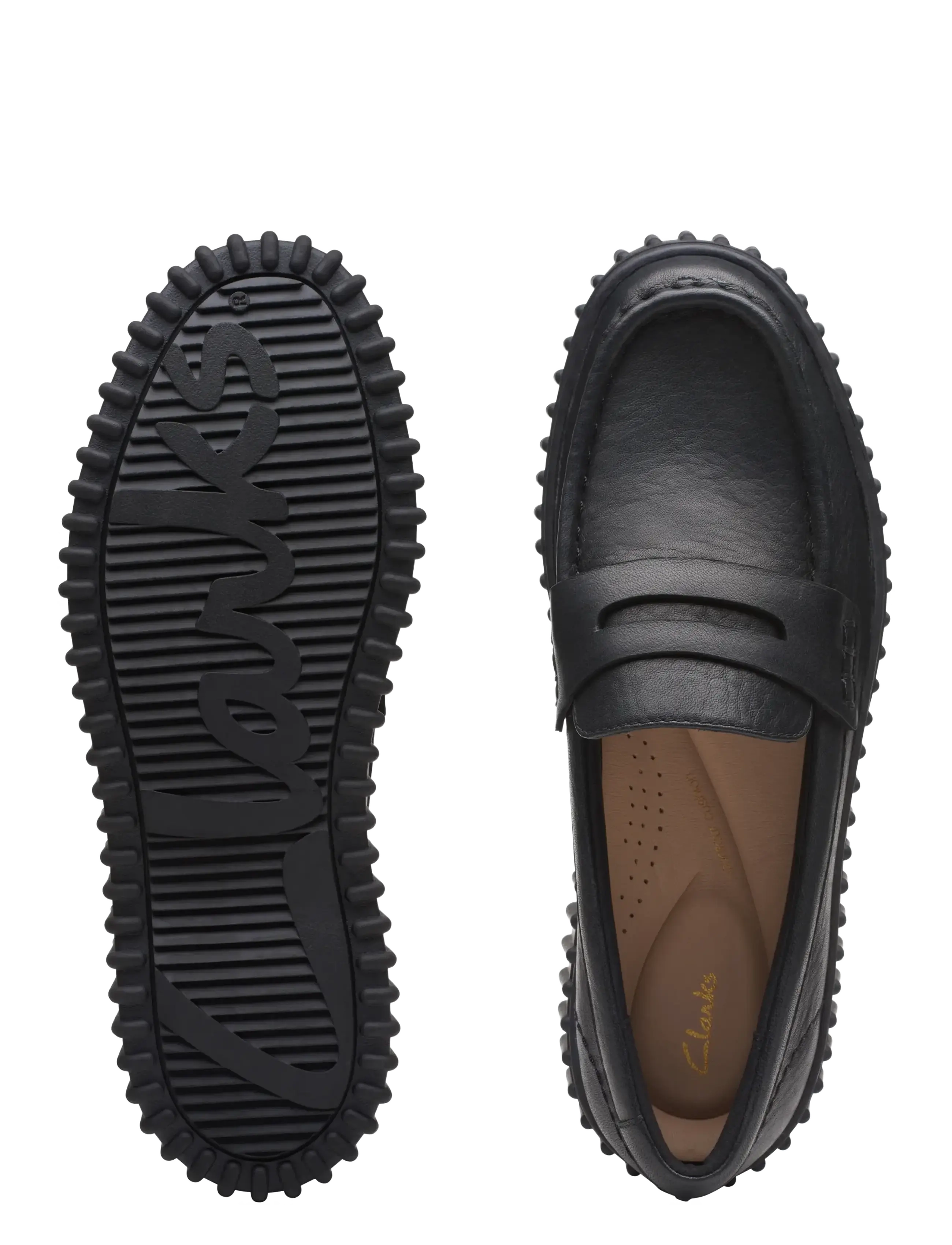 Clarks - Torhill Penny D - black leather - 5