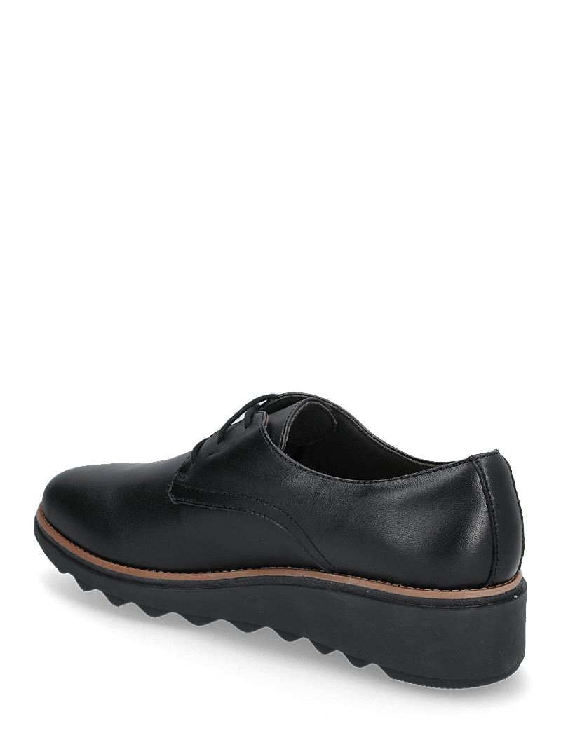 Clarks - Sharon Rae D - mode trends - black leather - 2