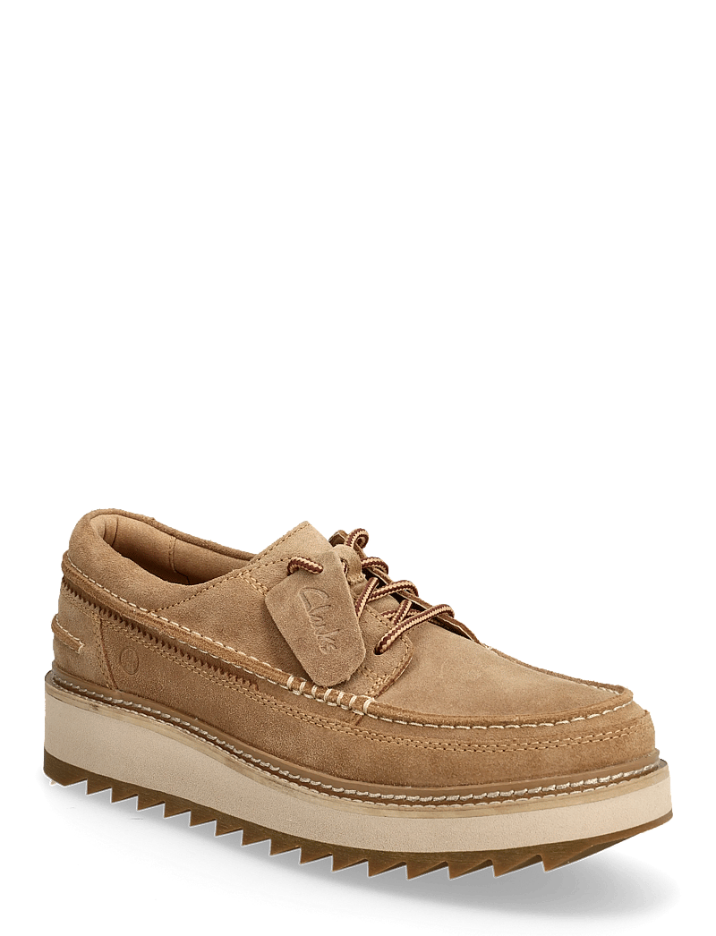 Clarks - Clarkhill Lace G - shop by occasion - light tan suede - 0