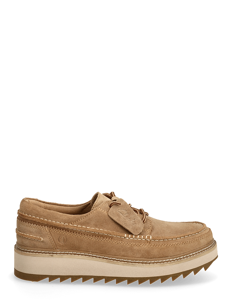 Clarks - Clarkhill Lace G - shop by occasion - light tan suede - 1