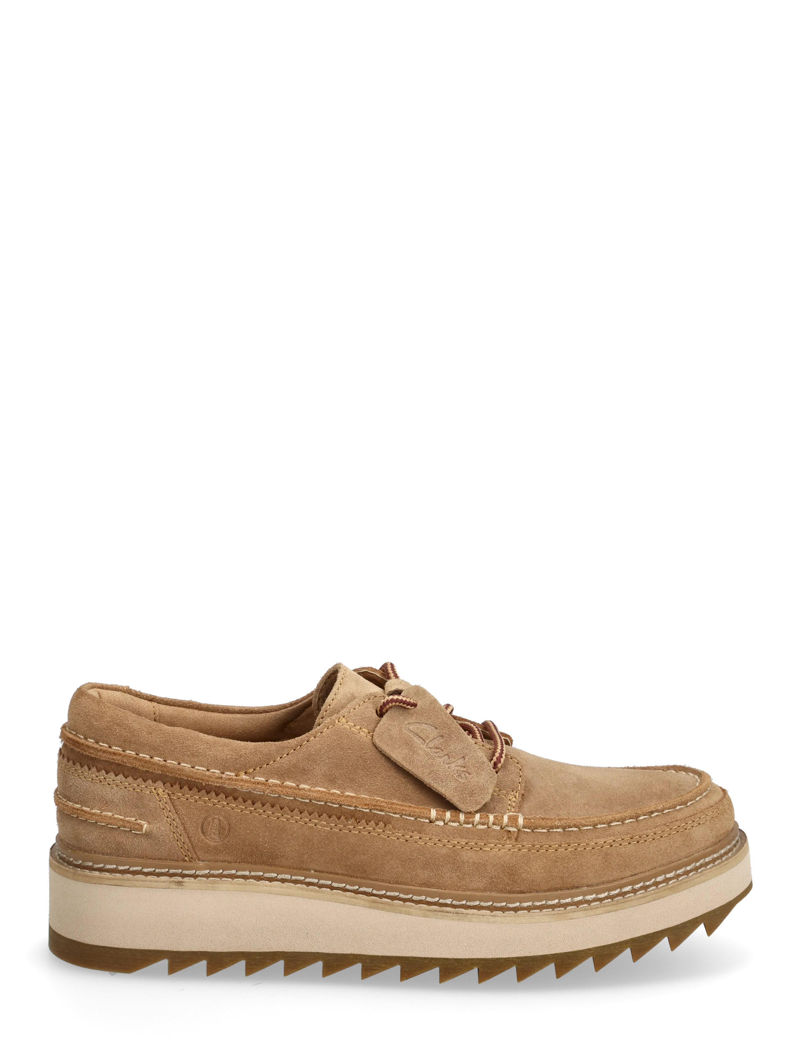 Clarks - Clarkhill Lace G - light tan suede - 1