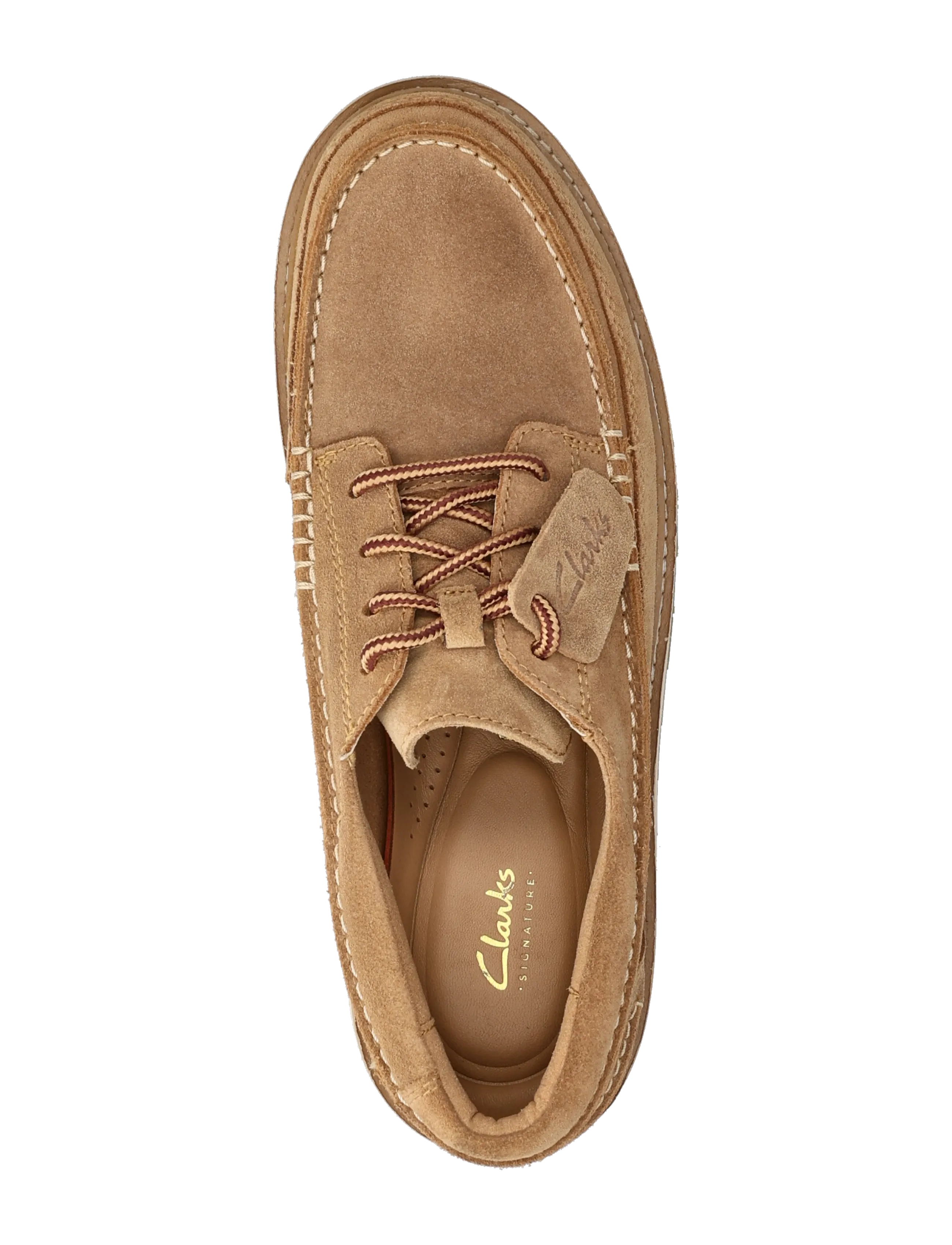 Clarks - Clarkhill Lace G - light tan suede - 3