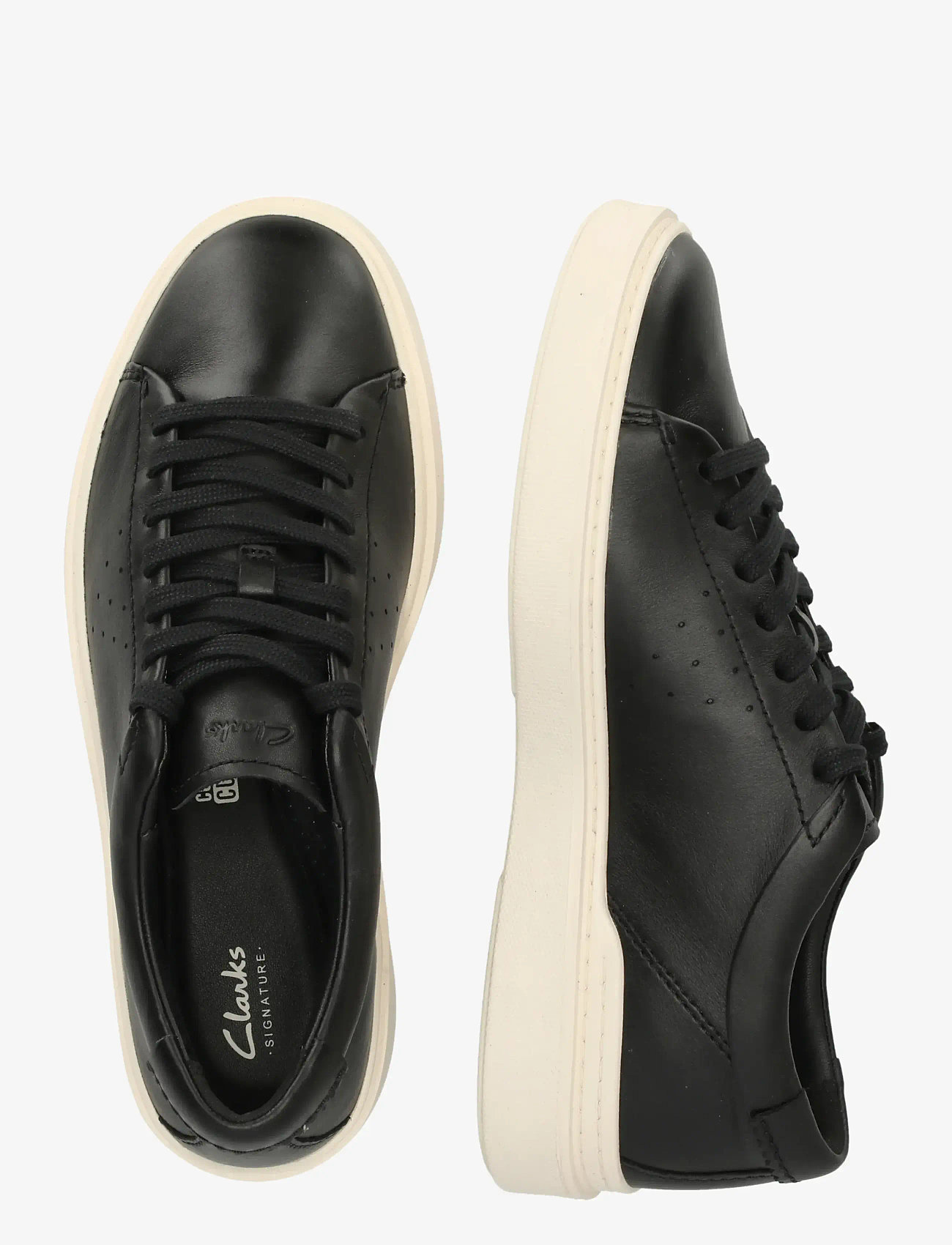 Clarks - Craft Swift G - låga sneakers - black leather - 5