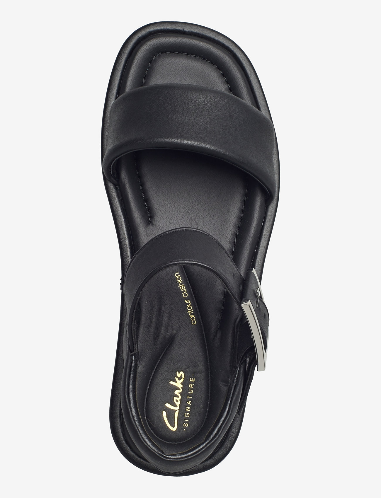 Clarks - Alda Strap D - black leather - 3
