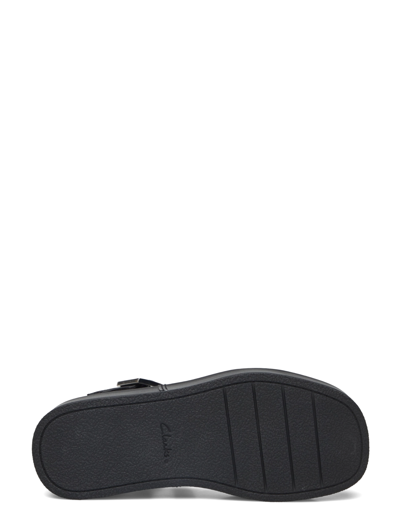 Clarks - Alda Strap D - flade sandaler - black leather - 4