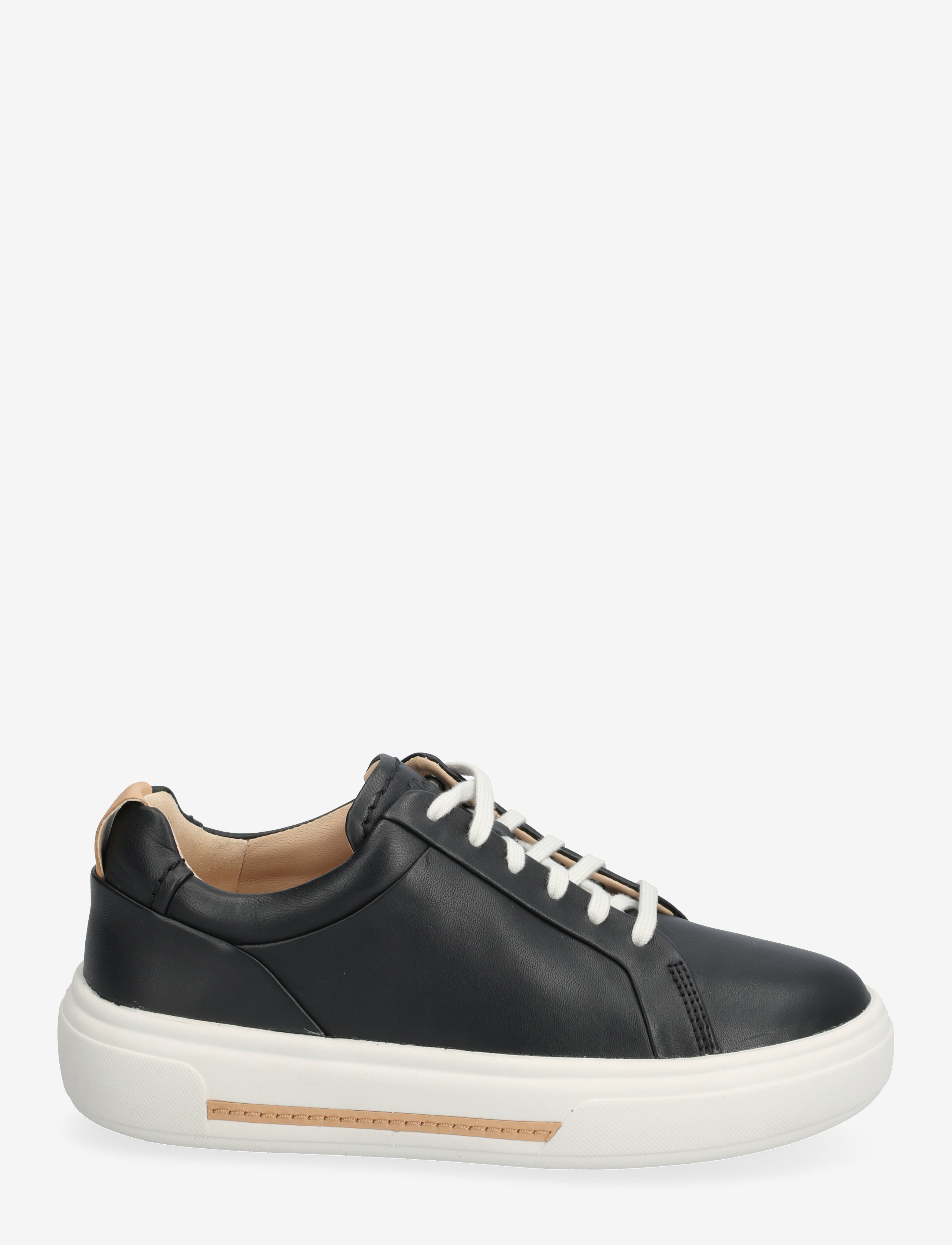 Clarks - Hollyhock Walk D - lave sneakers - black leather - 1