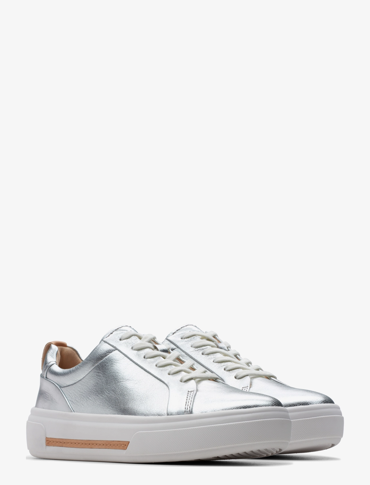 Clarks - Hollyhock Walk D - women - silver leather - 2