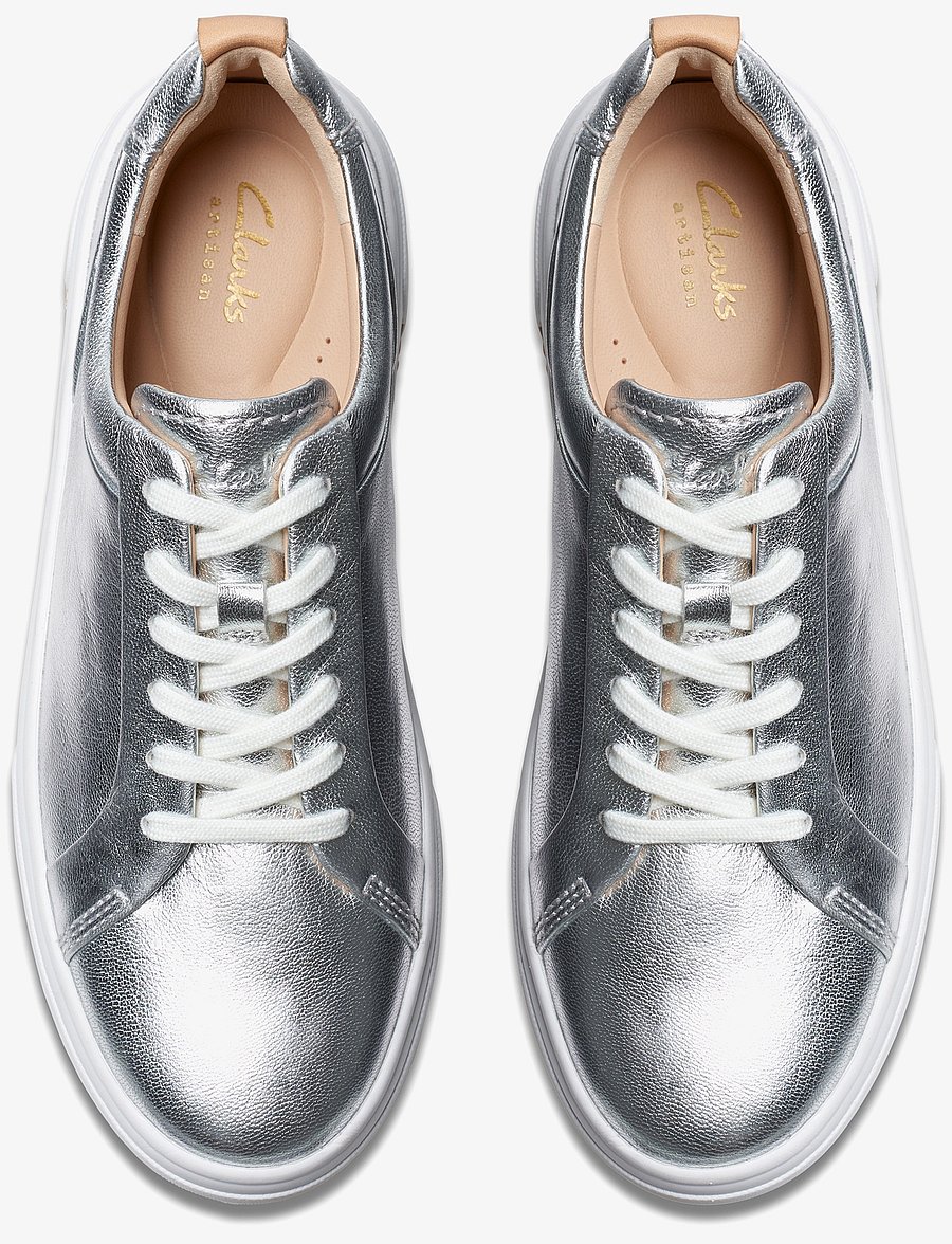 Clarks - Hollyhock Walk D - niedrige sneaker - silver leather - 3