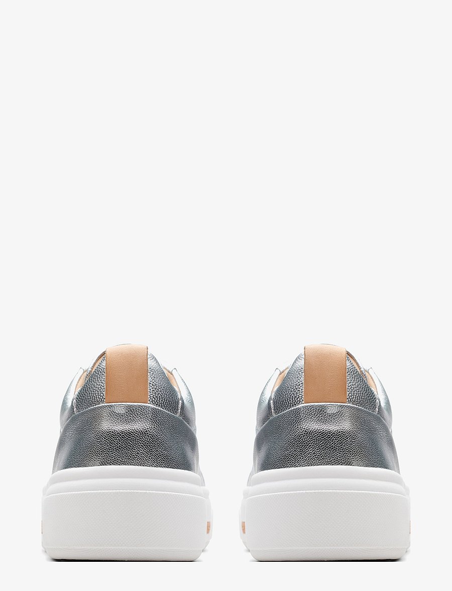Clarks - Hollyhock Walk D - niedrige sneaker - silver leather - 4