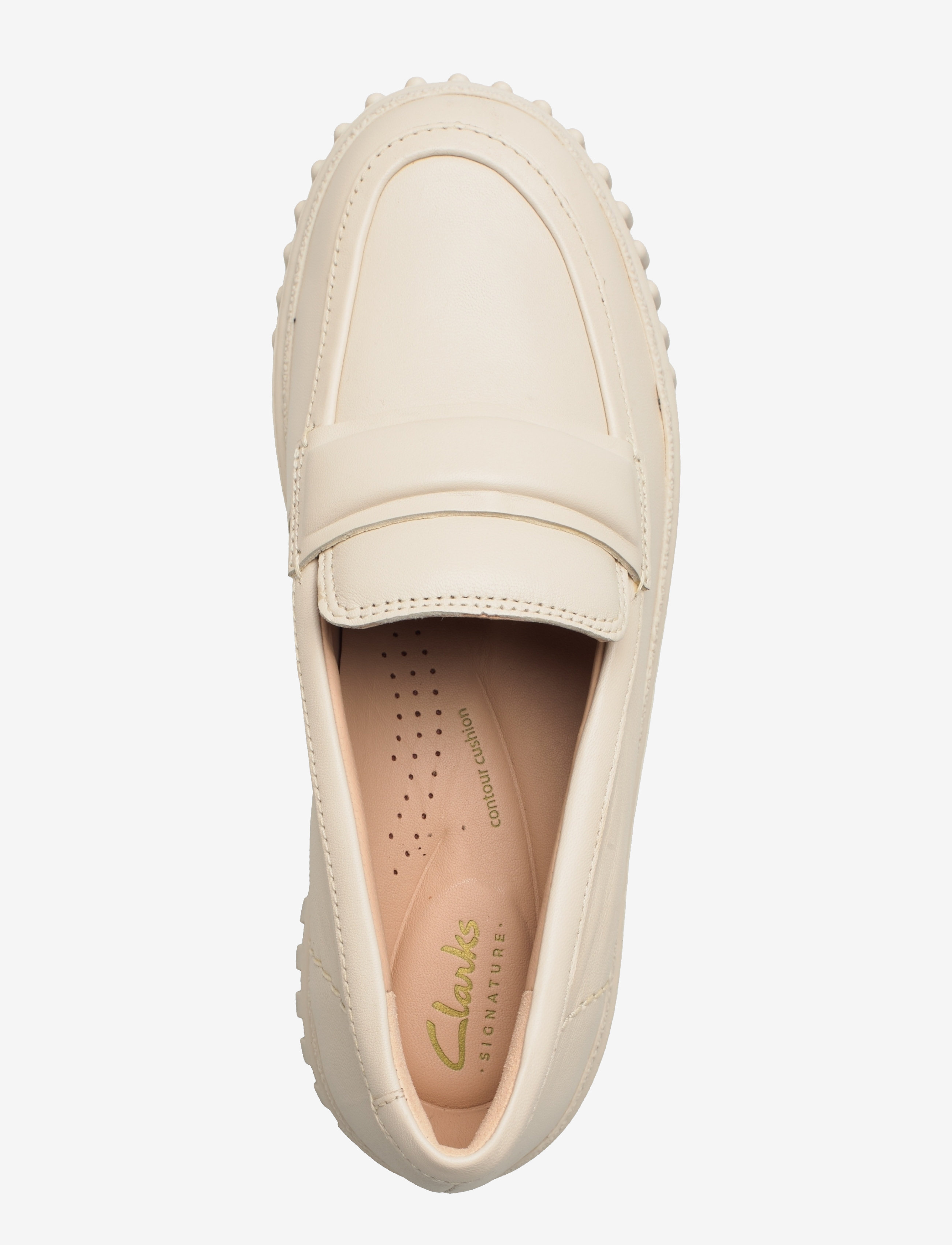 Clarks - Mayhill Cove D - motetrender - cream leather - 3