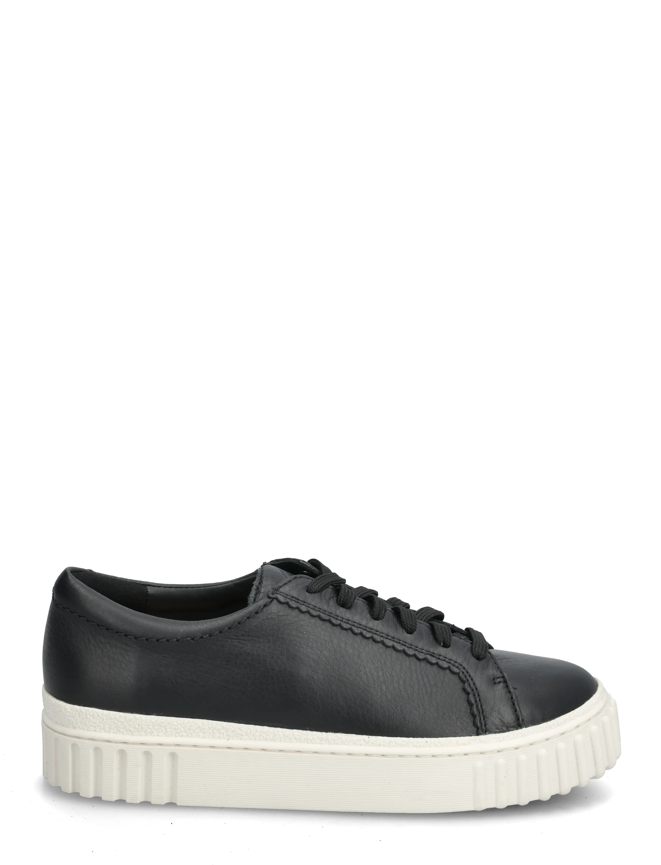 Clarks - Mayhill Walk D - low top sneakers - black leather - 1