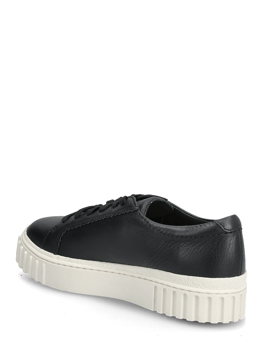 Clarks - Mayhill Walk D - baskets basses - black leather - 2