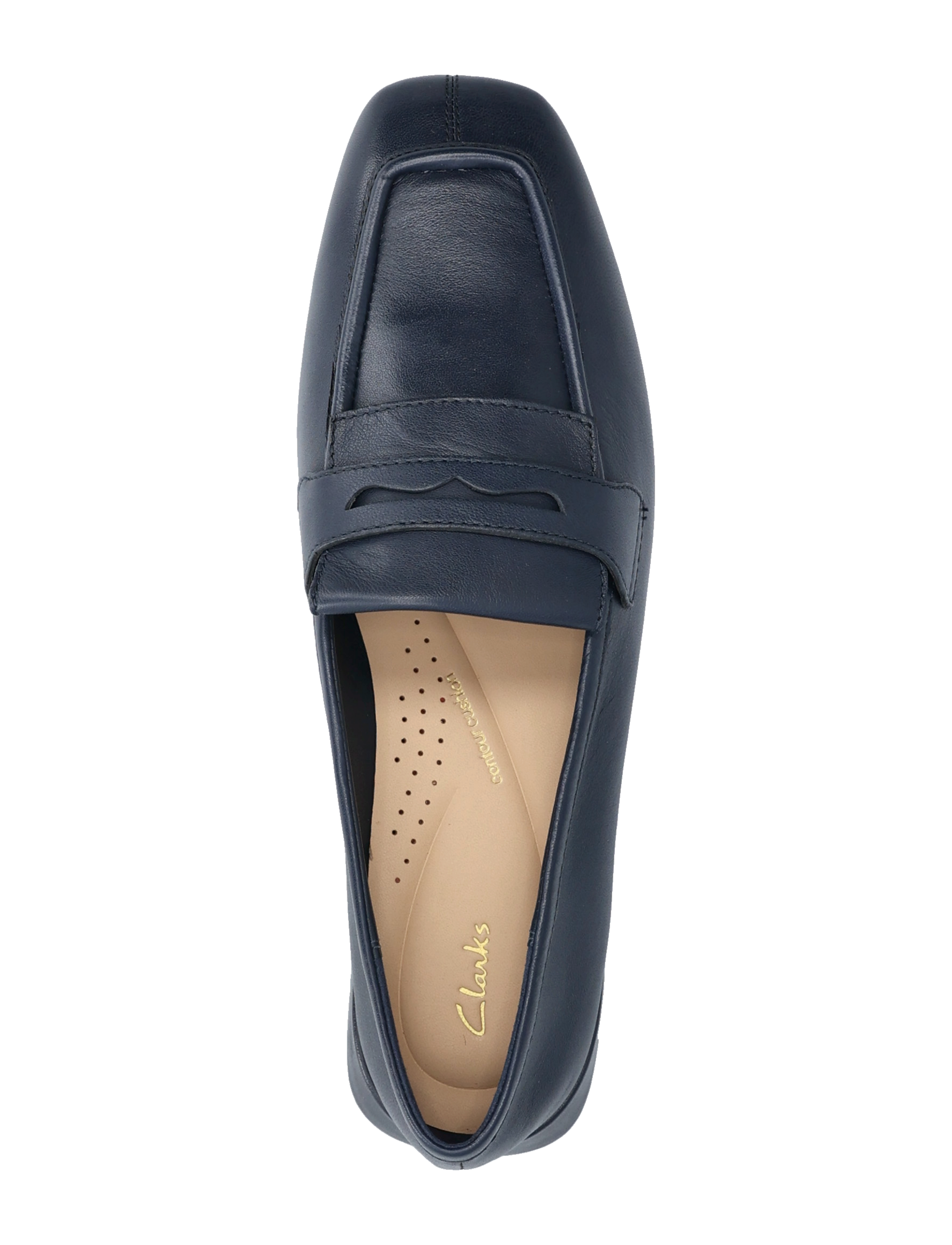 Clarks - Ubree15 Surf D - damen - navy leather - 3