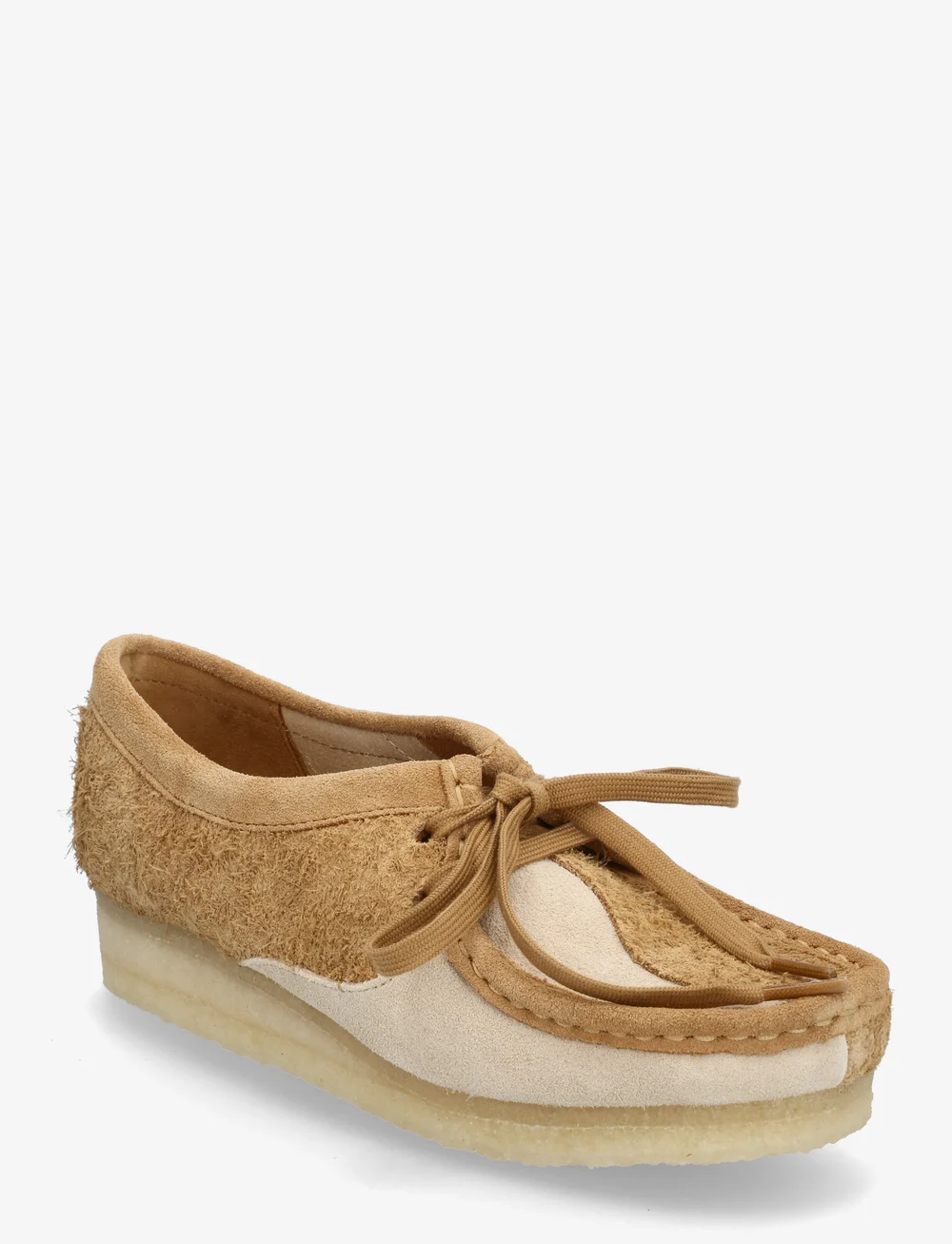 Clarks - Wallabee. D - moc-toe boots - 5253 mid tan combi - 0