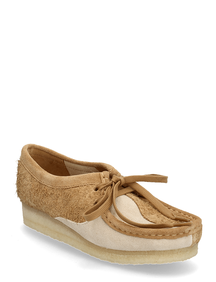Clarks - Wallabee. D - moc-toes - 5253 mid tan combi - 0