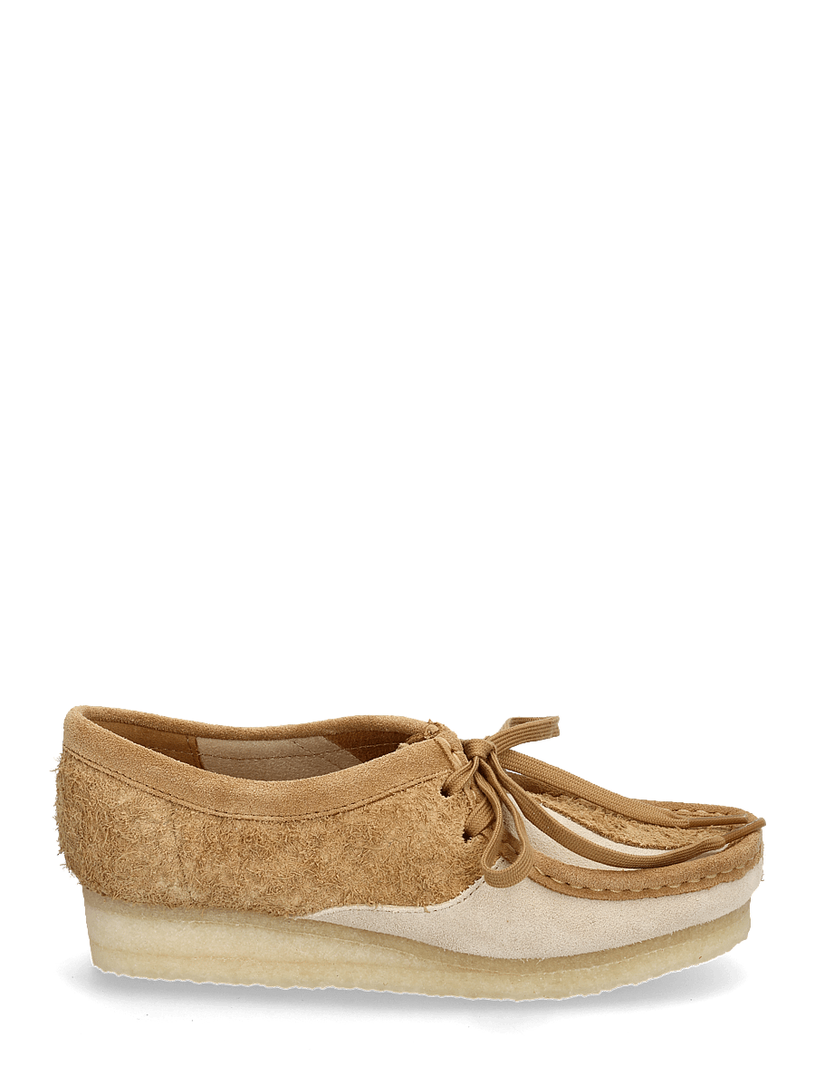 Clarks - Wallabee. D - moc-toes - 5253 mid tan combi - 1