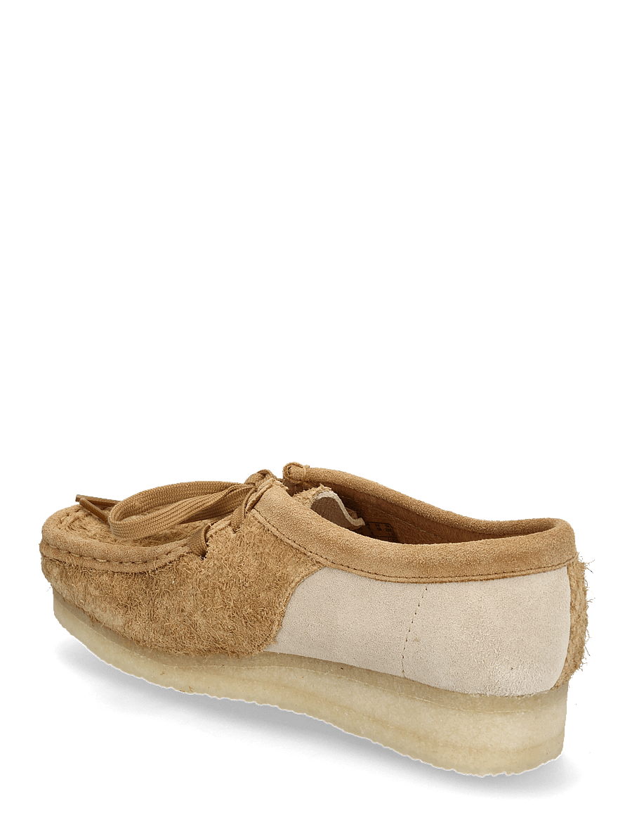 Clarks - Wallabee. D - moc-toes - 5253 mid tan combi - 2