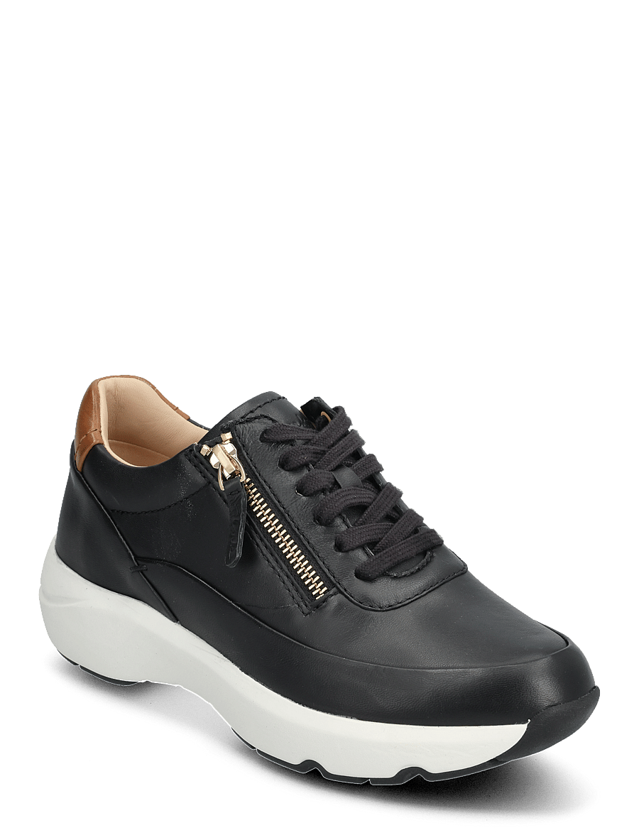 Clarks - Tivoli Zip D - madala säärega tossud - black leather - 0