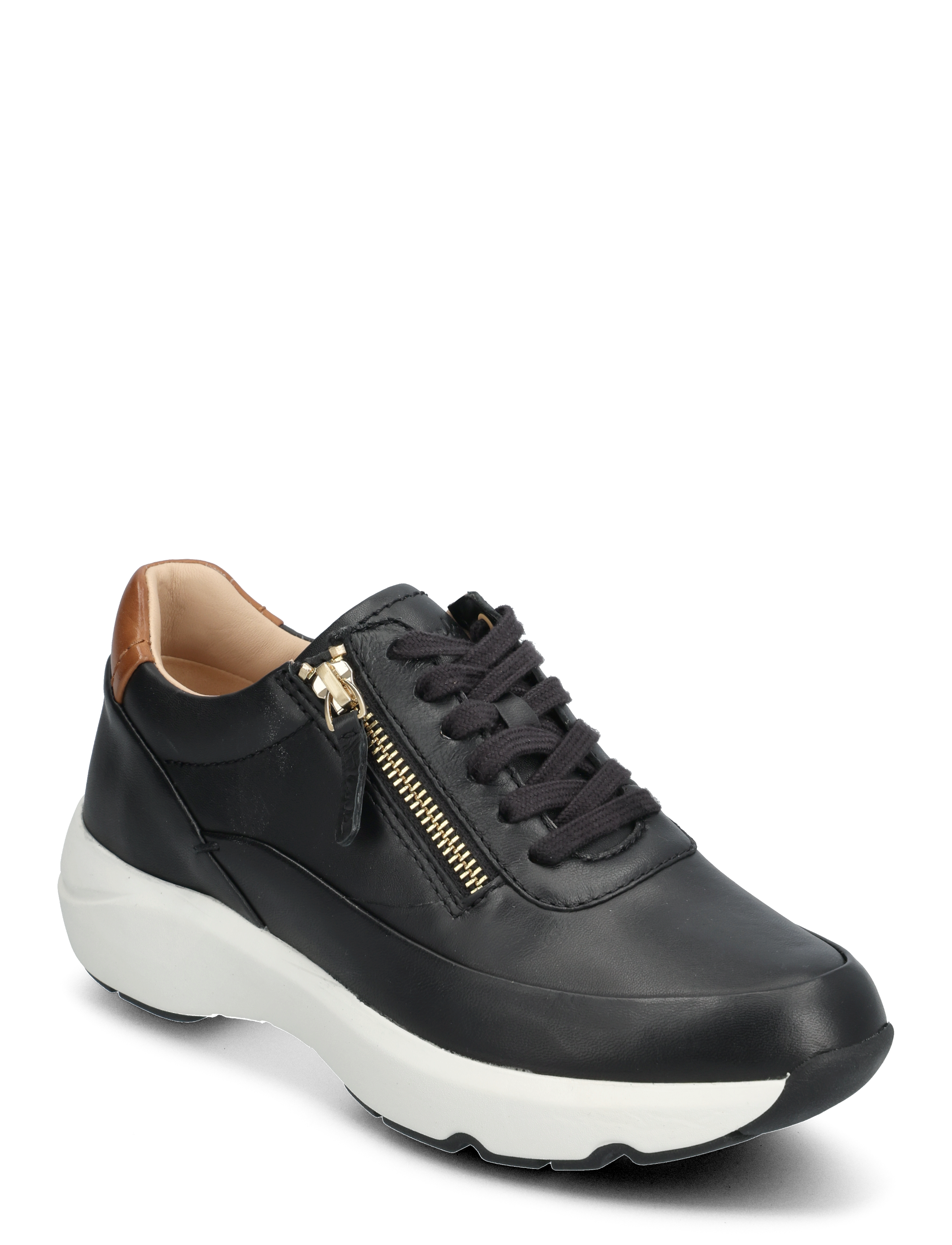 Clarks - Tivoli Zip D - black leather - 0