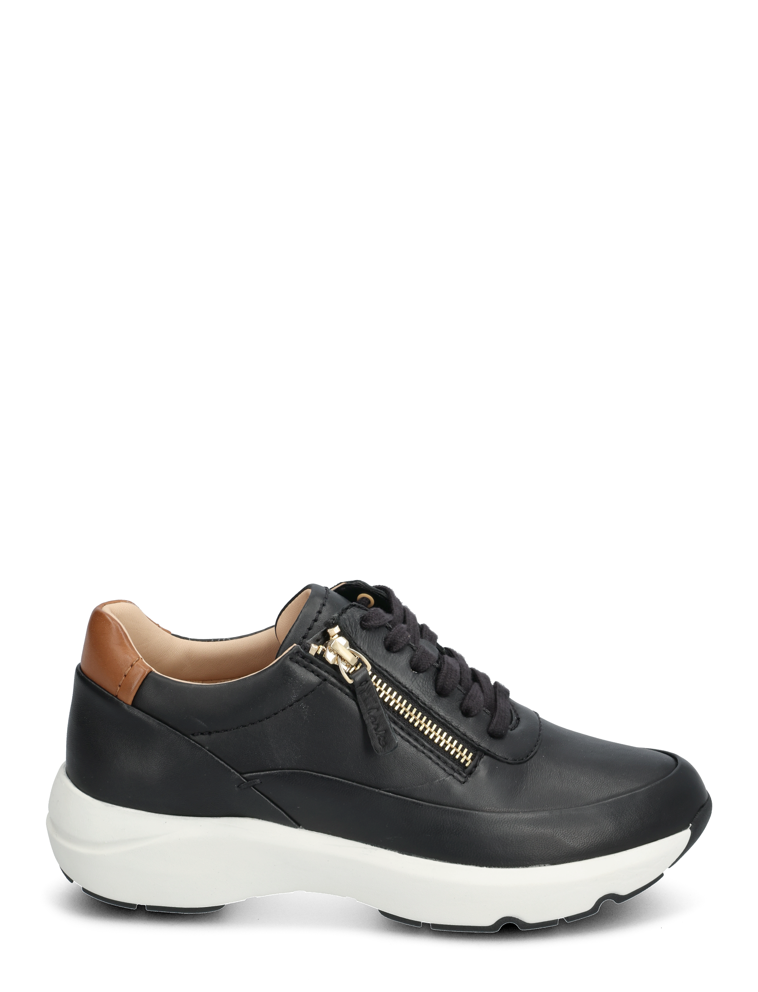 Clarks - Tivoli Zip D - black leather - 1