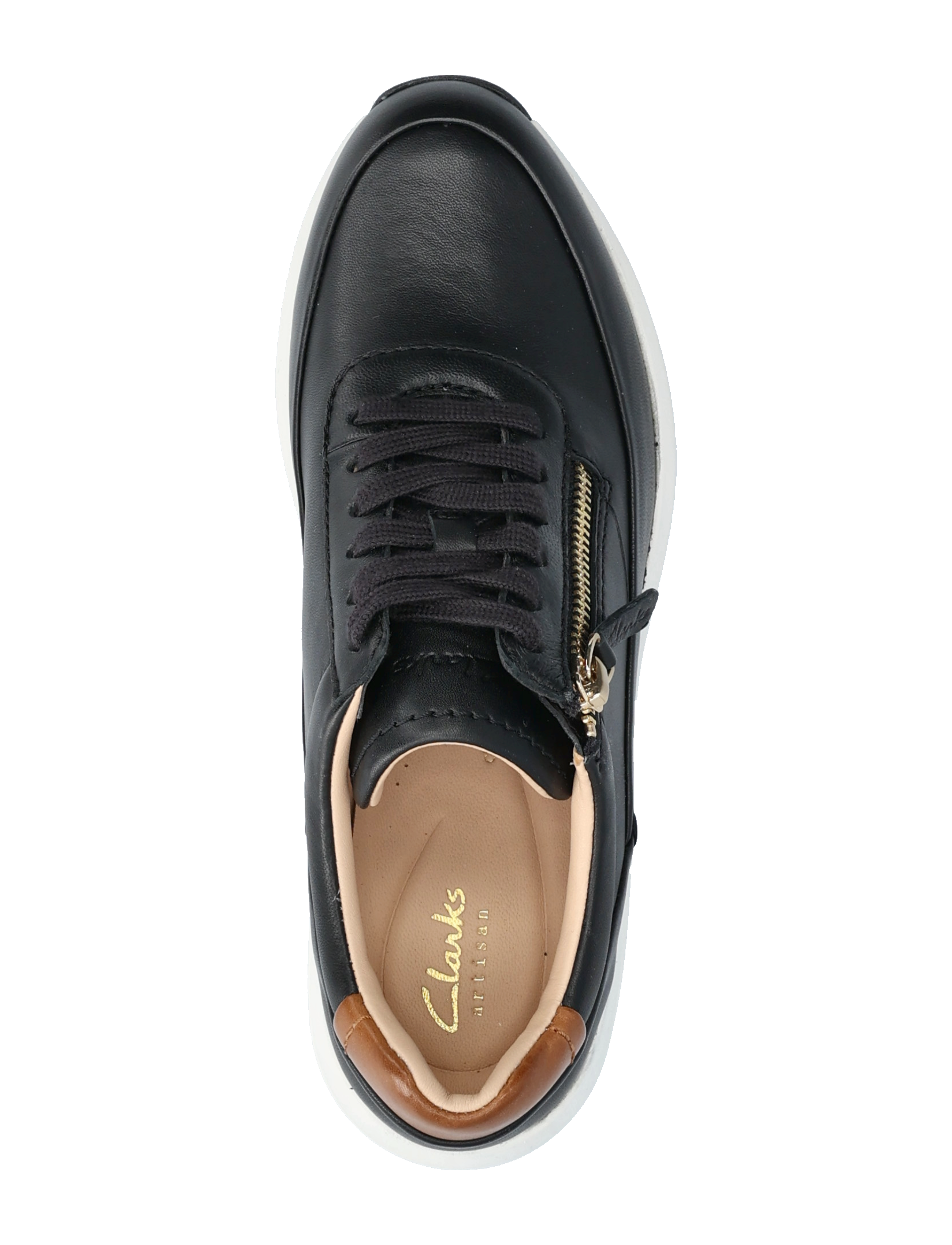 Clarks - Tivoli Zip D - black leather - 3