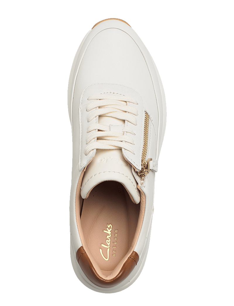 Clarks - Tivoli Zip D - konfirmation - off white lea - 3