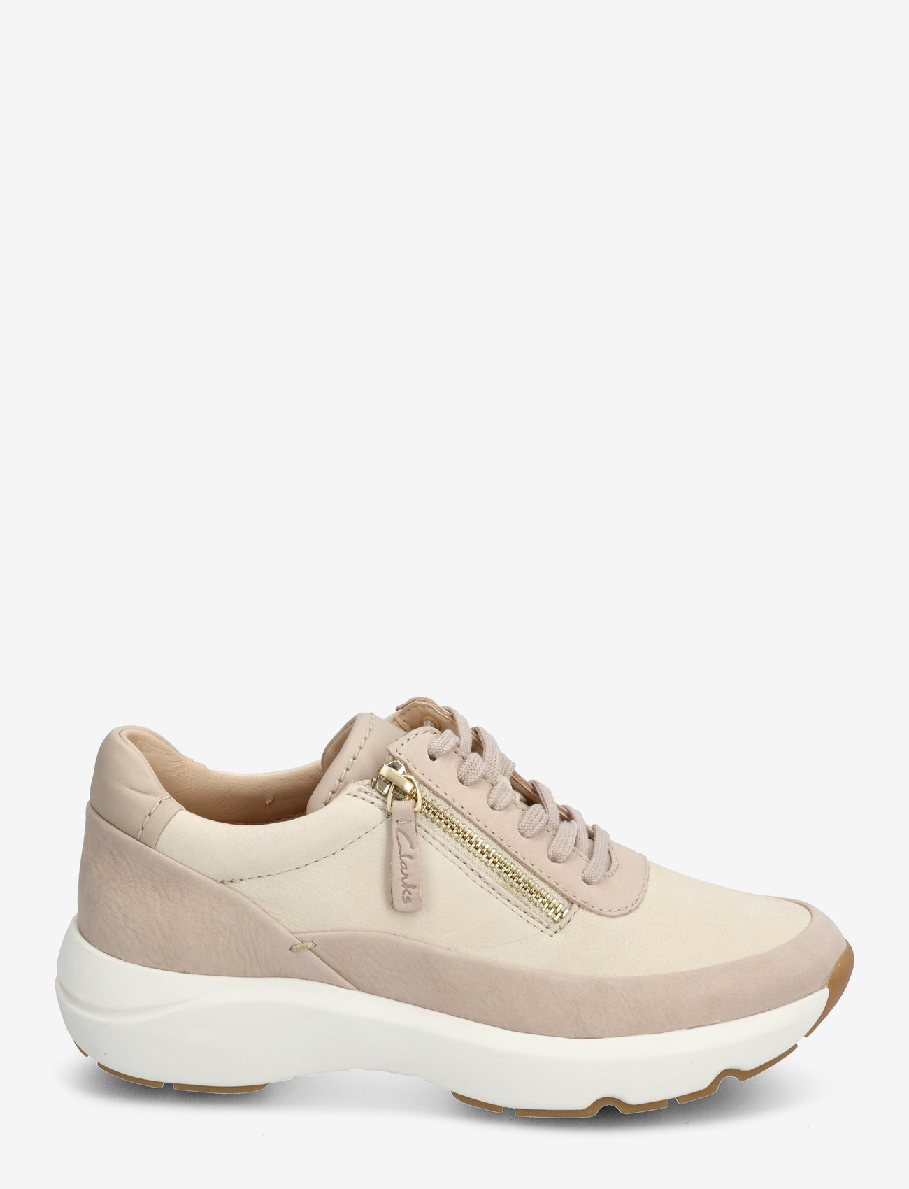 Clarks - Tivoli Zip D - lave sneakers - sand combi - 1