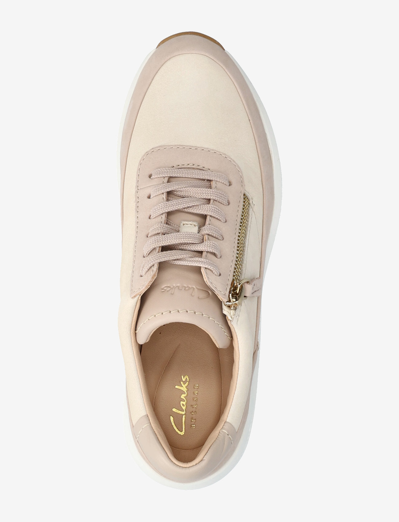 Clarks - Tivoli Zip D - lave sneakers - sand combi - 3