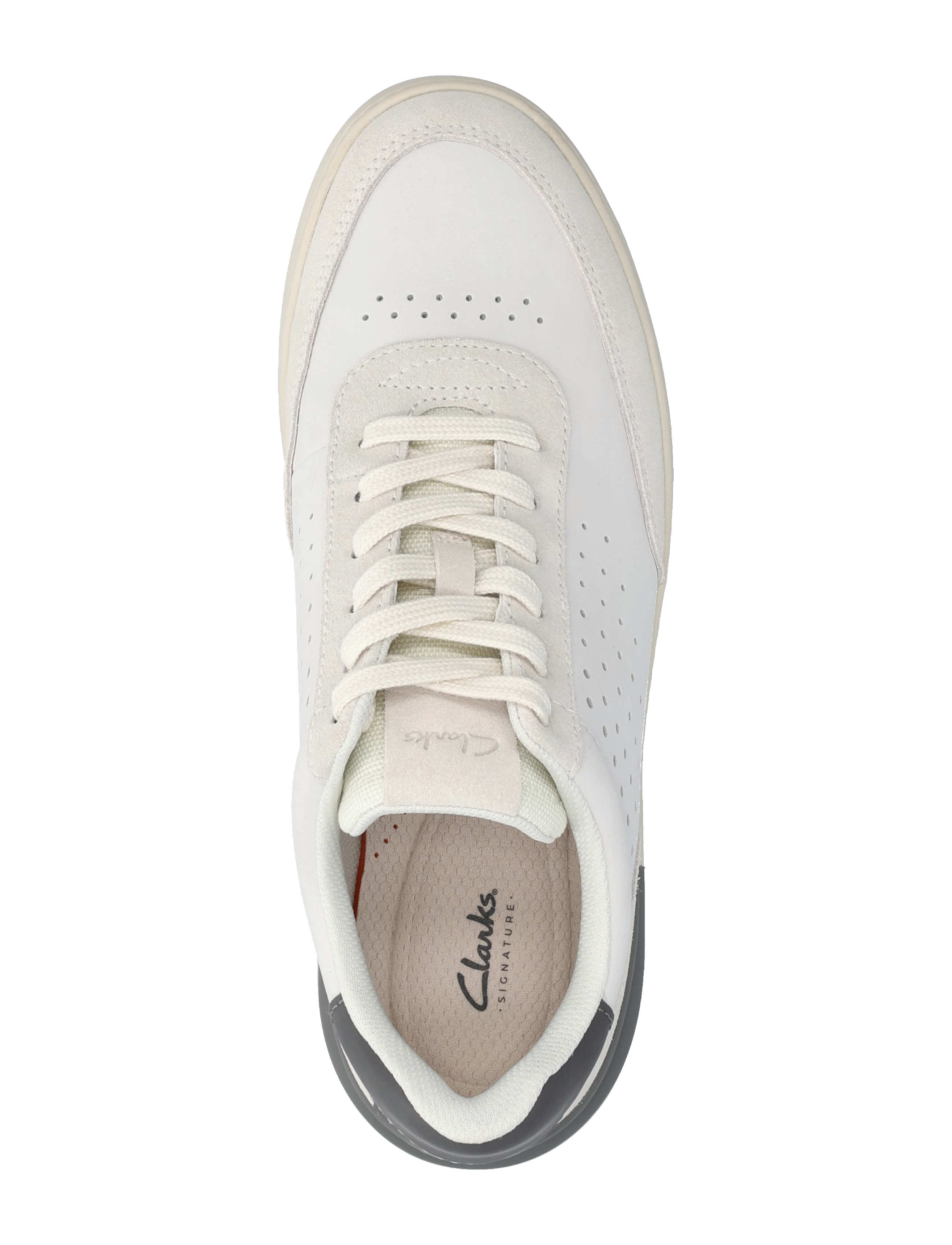Clarks - Courtlite Run G - herren - white nubuck - 3