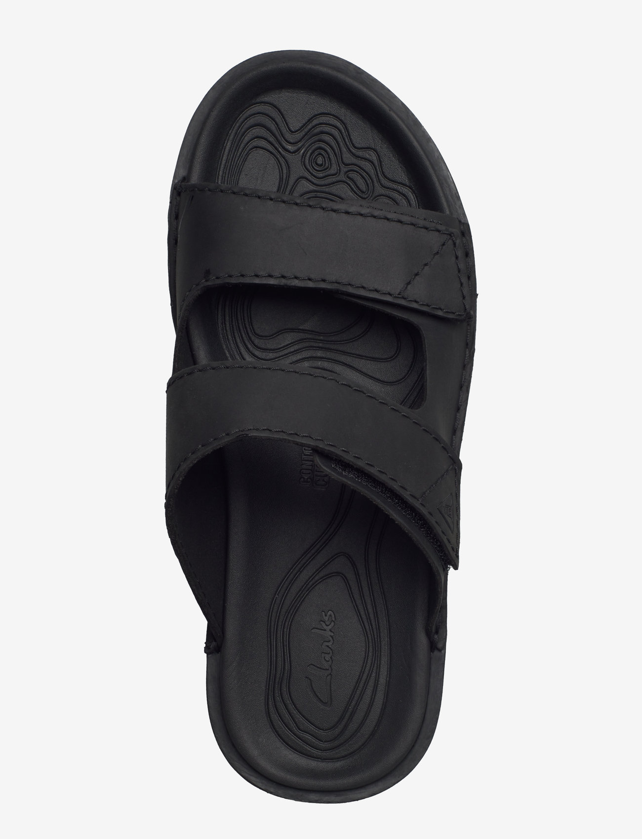 Clarks - Litton Strap G - black leather - 3