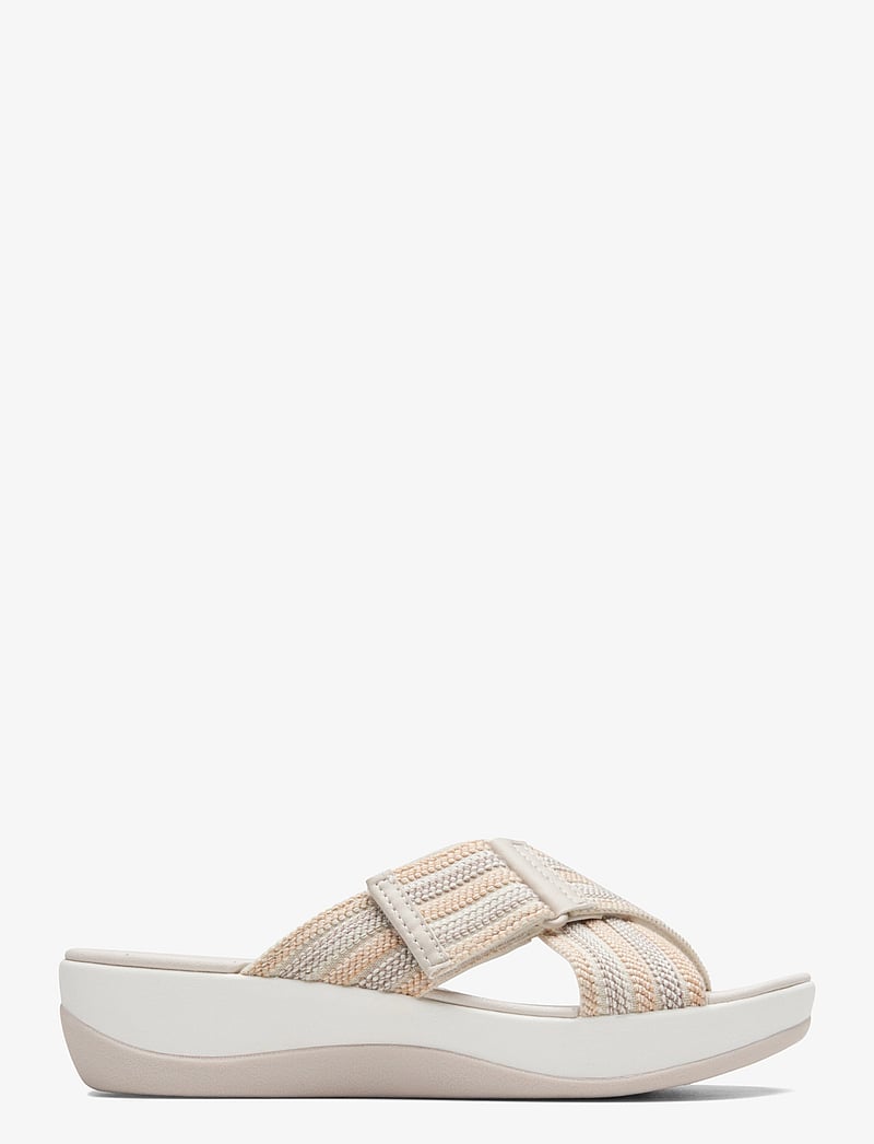 Clarks - Arla Wave D - flade sandaler - beige combi - 1