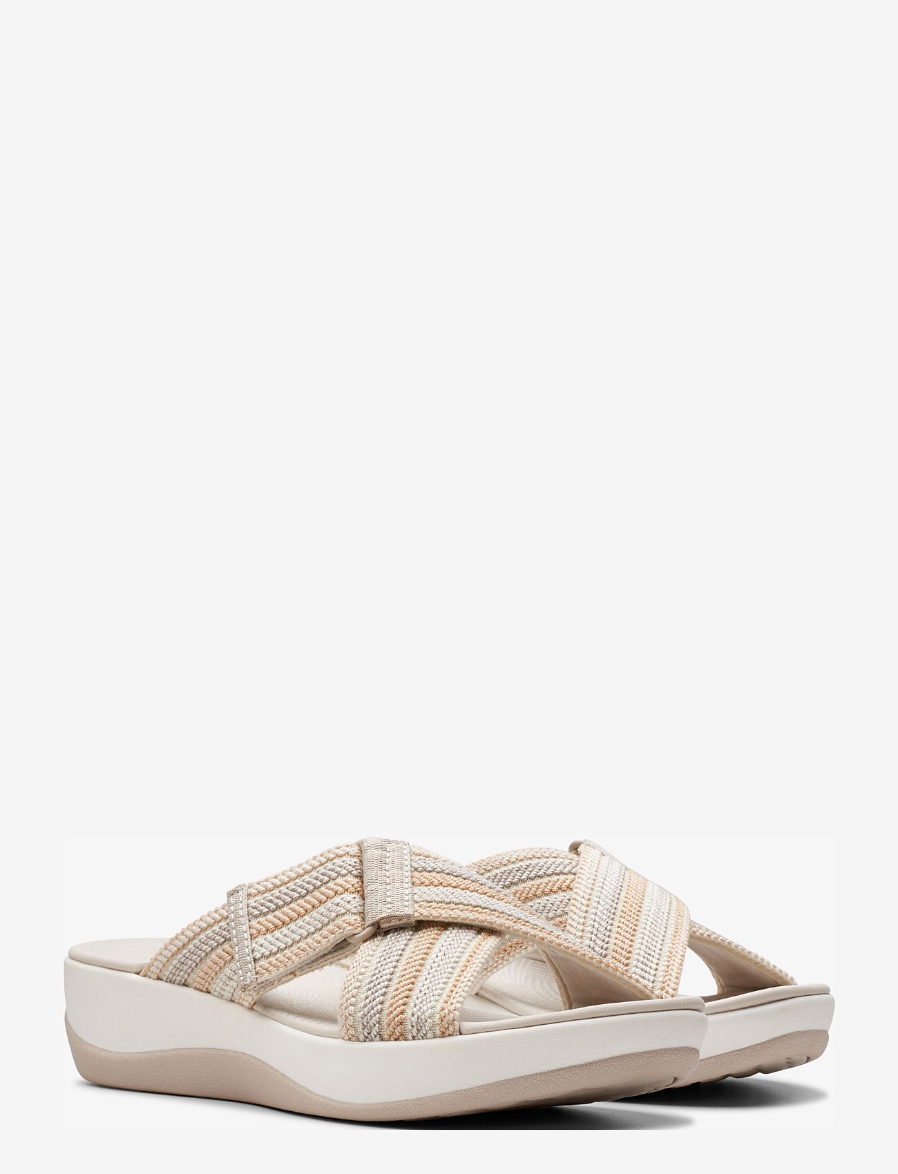 Clarks - Arla Wave D - flat sandals - beige combi - 0