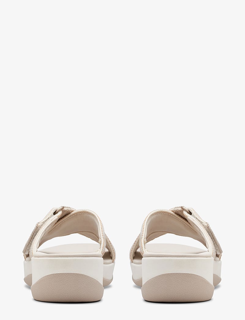 Clarks - Arla Wave D - flade sandaler - beige combi - 4